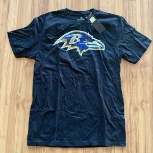 Men's Medium Baltimore Ravens Black Logo T-Shirt Derrick Henry
